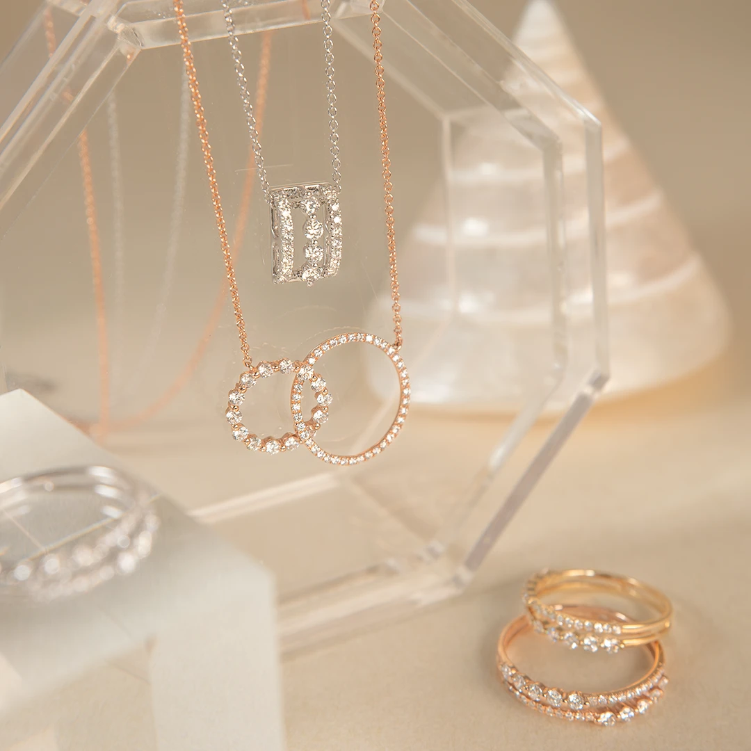 Dressy diamond necklace